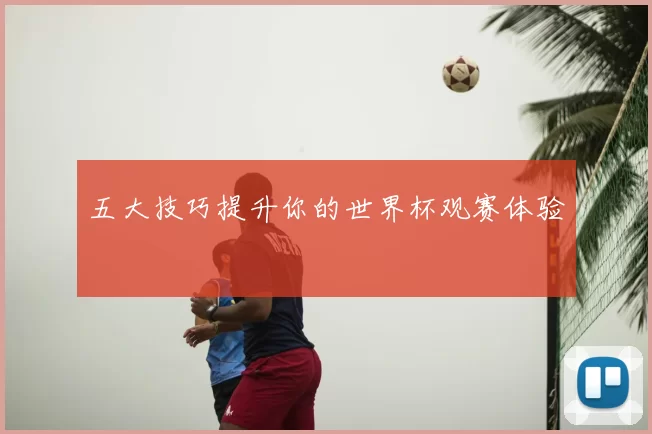 五大技巧提升你的世界杯观赛体验